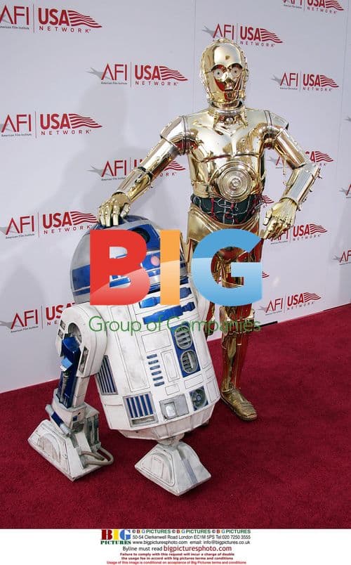 C-3PO and R2-D2 at AFI Tribute