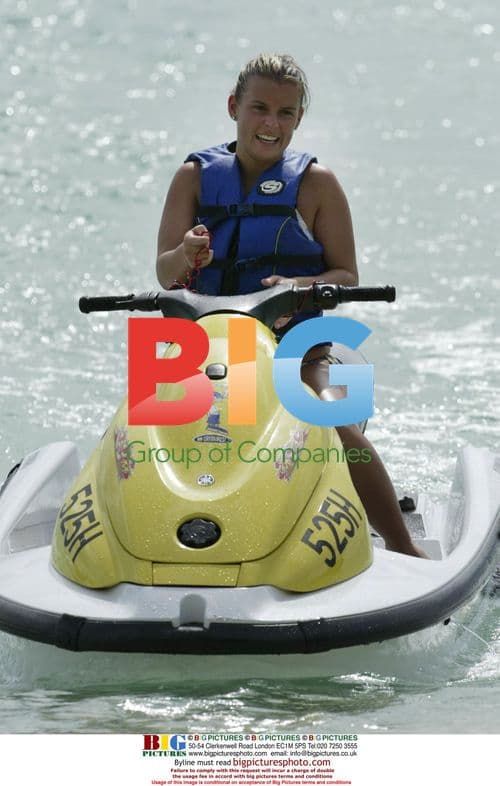 Wayne Rooney and Coleen McLoughlin in the Caribbean