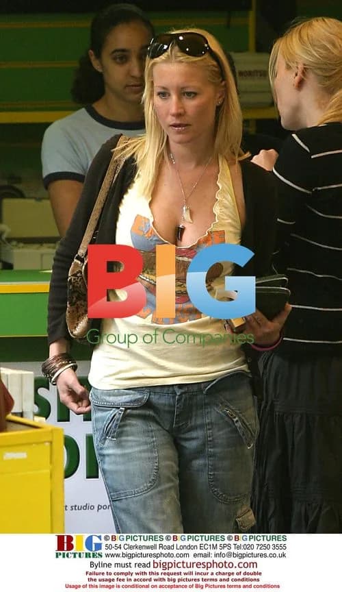 Denise Van Outen Out Shopping