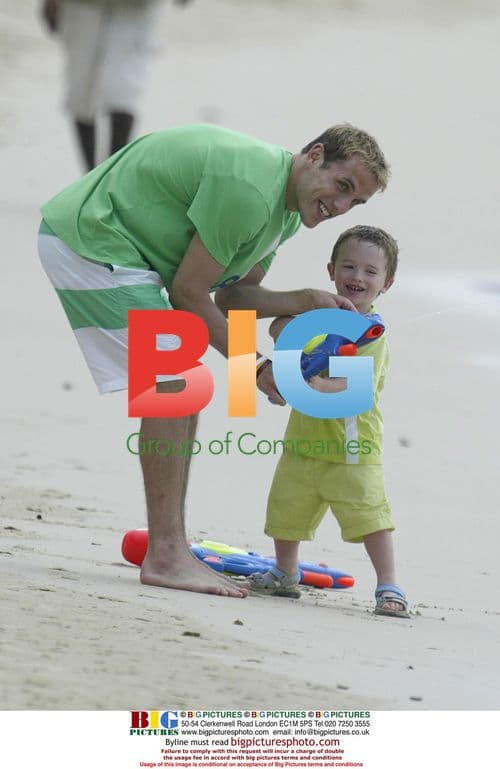 Phil Neville's Family Holiday in Barbados