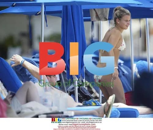 Wayne Rooney and Coleen McLoughlin Vacation in Barbados