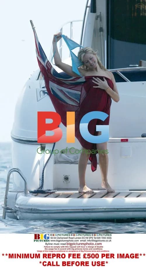 Abi Titmuss on Mediterranean Yacht