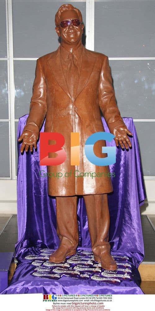 Chocolate Elton John Unveiled at Madame Tussauds
