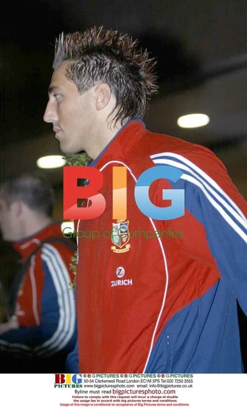 British & Irish Lions rugby team leave hotel