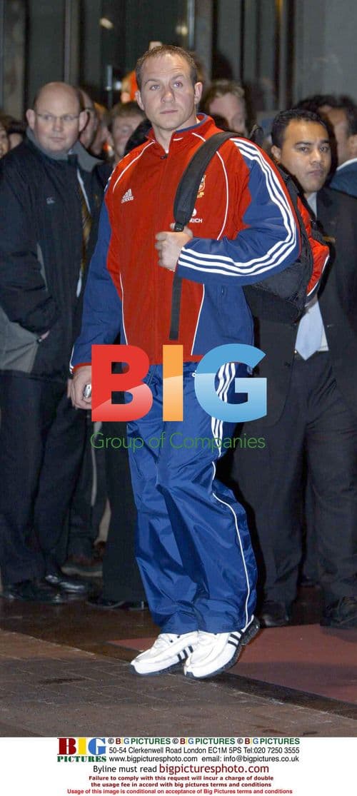 British & Irish Lions leave hotel