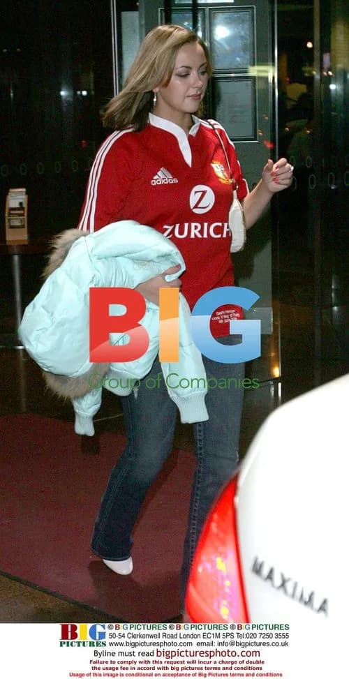 Charlotte Church Departs Hotel in New Zealand