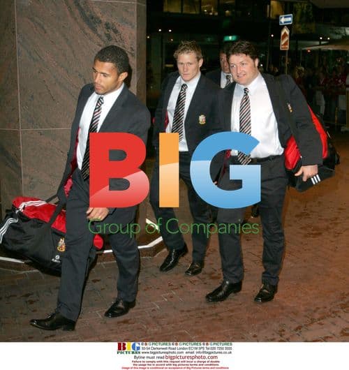 British & Irish Lions team return to hotel