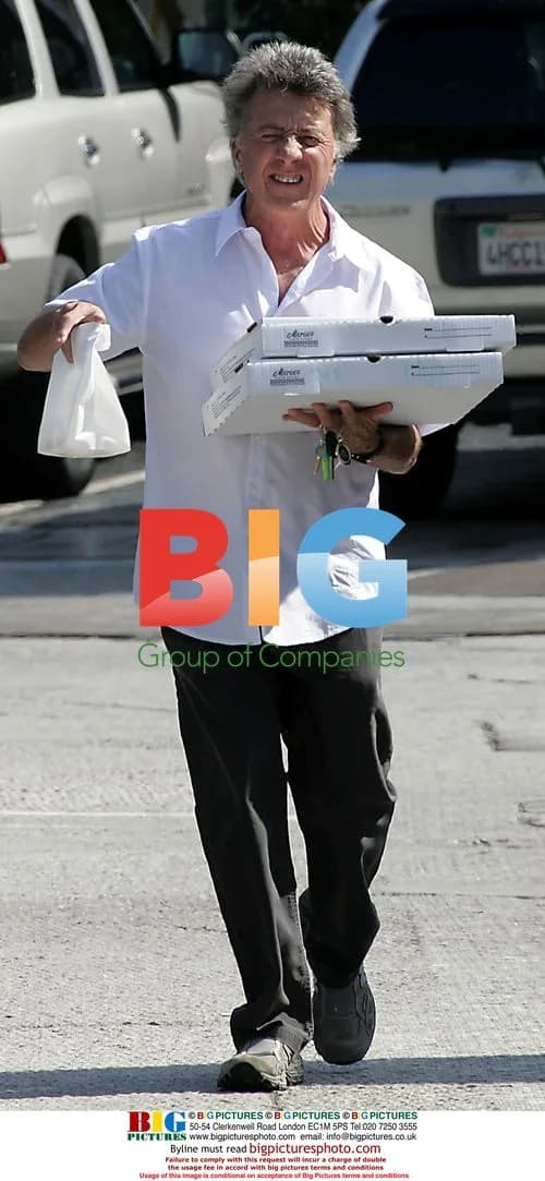 Dustin Hoffman Delivering Pizzas