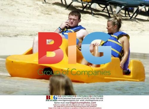 Wayne Rooney and Coleen Rooney on Caribbean holiday