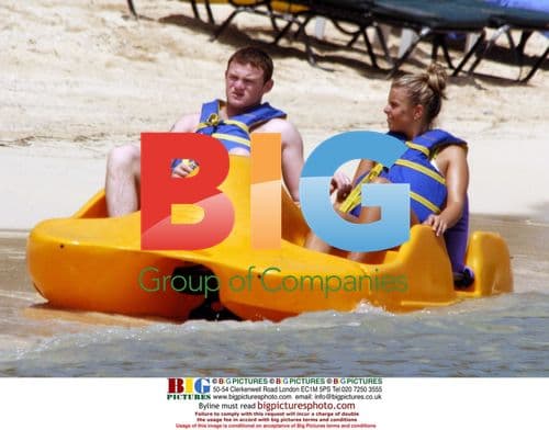 Wayne Rooney and Coleen on Caribbean holiday