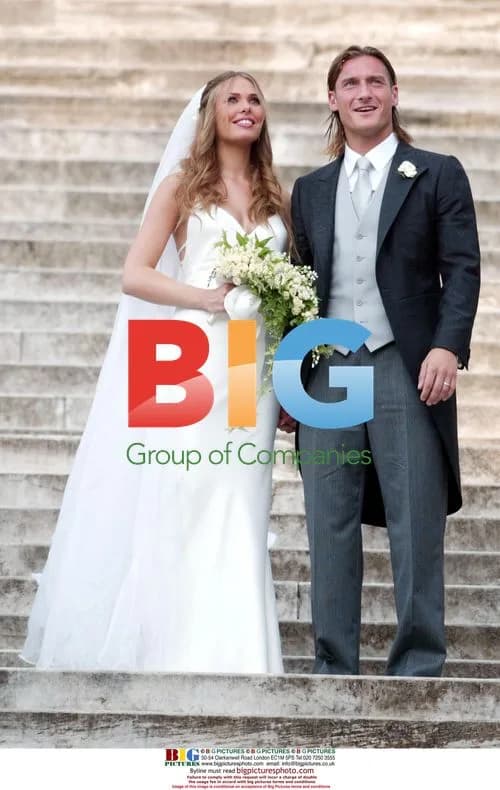 Francesco Totti and Ilary Blasi Wedding