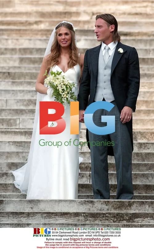 Francesco Totti and Ilary Blasi Wedding