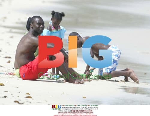 Andy Cole and family enjoy Caribbean holiday