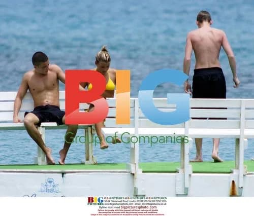 Wayne Rooney on day 2 of Barbados holiday