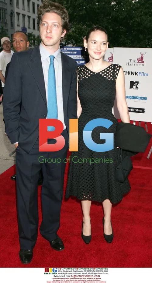 Co-Director HENRY ALEX RUBIN and Winona Ryder at New York Premiere