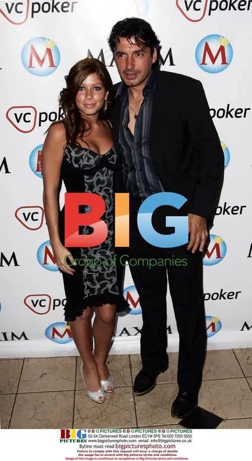 Nikki Sanderson and Jean Claude Novelli at Maxim poker event