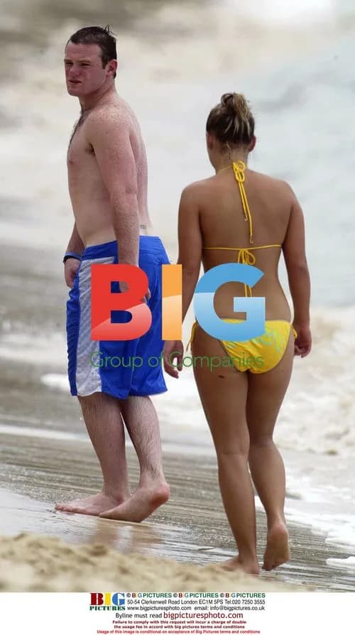Wayne Rooney on holiday in Barbados