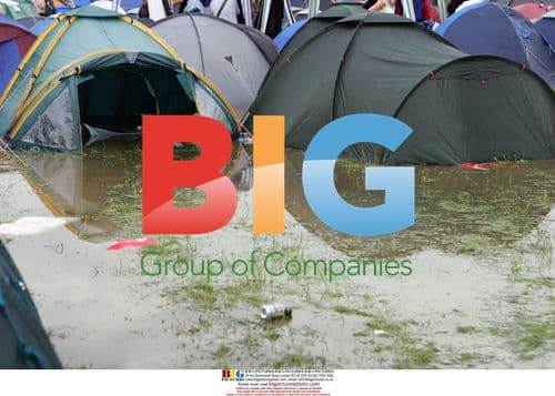 Glastonbury 2005 Music Festival Floods