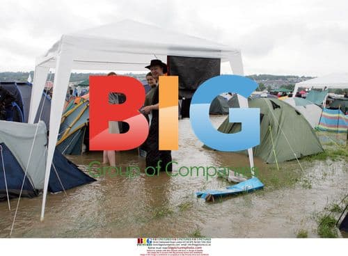 Glastonbury 2005 Music Festival Floods