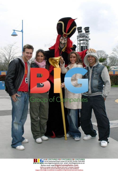 Michelle Heaton and friends at Disneyland Paris