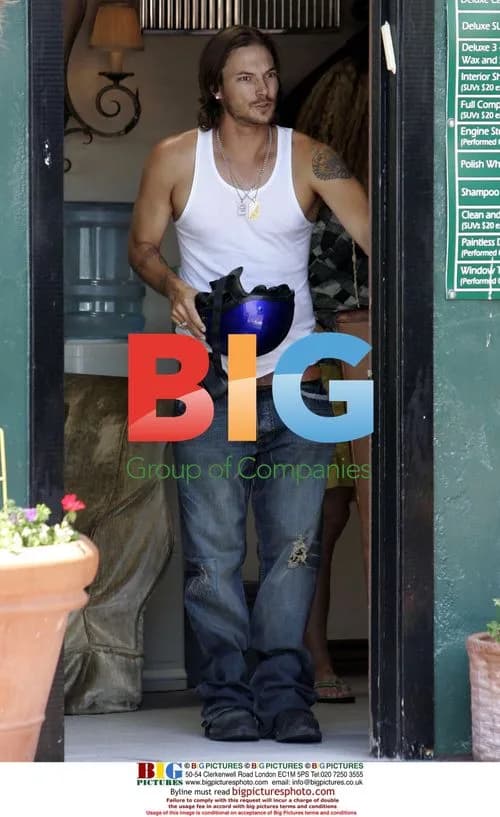 Kevin Federline Rides Motorcycle in Malibu