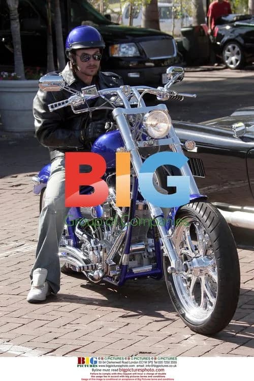 Kevin Federline Rides Custom Motorcycle Gift from Britney
