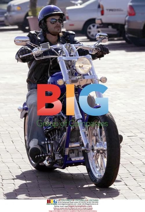 Kevin Federline Rides His Motorcycle in Malibu
