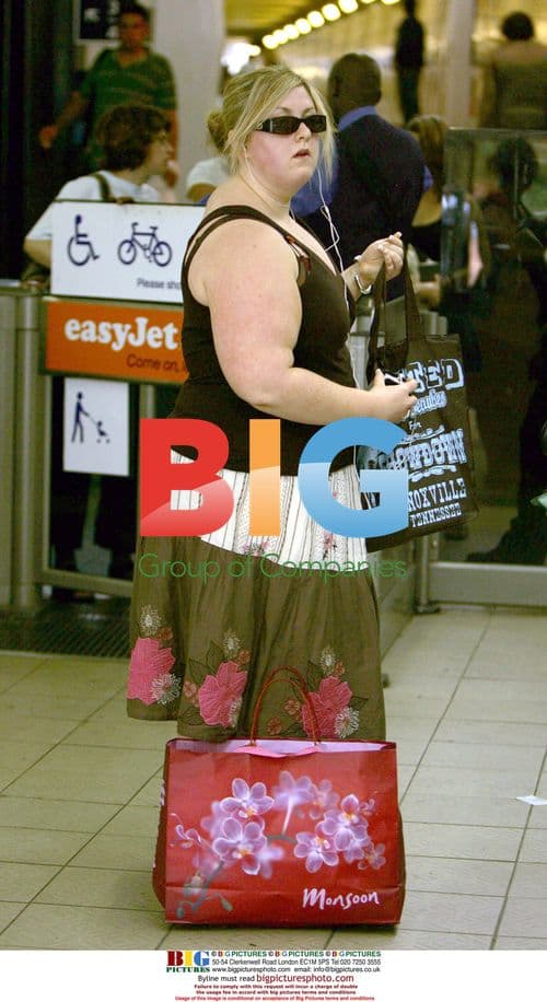 Michelle McManus Spotted Shopping in London