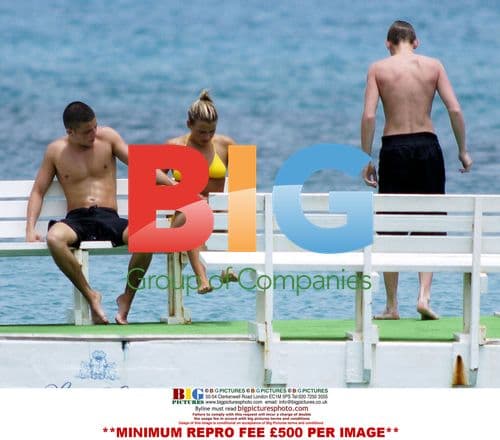 Wayne Rooney on holiday in Barbados