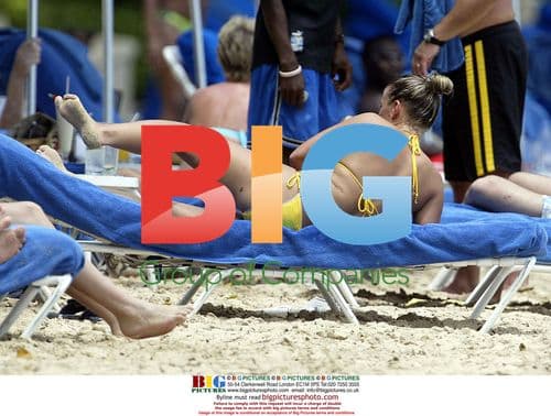 Wayne Rooney on Barbados Holiday