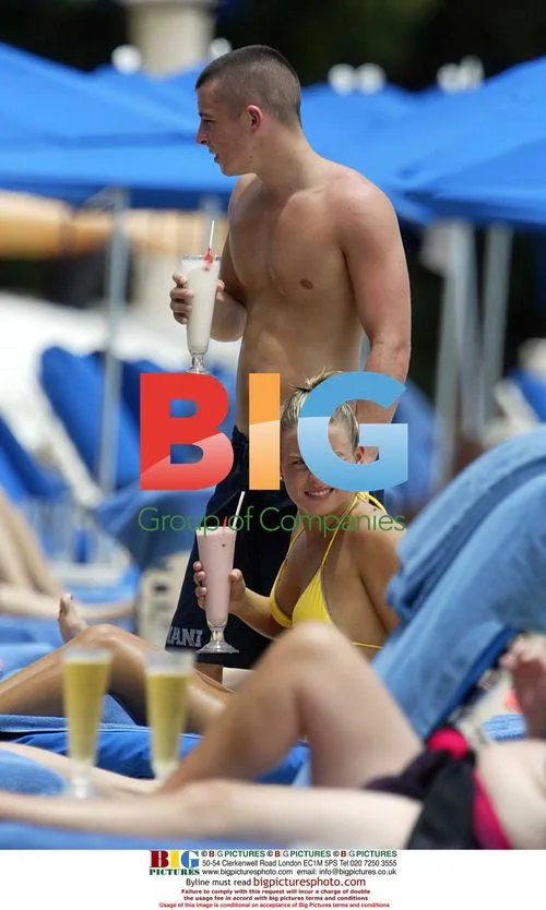 Wayne Rooney on holiday in Barbados