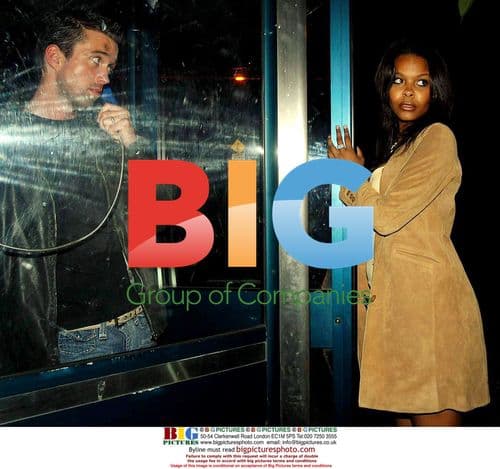 Samantha Mumba and Emmet Scanlan on the set of '3CROSSES'