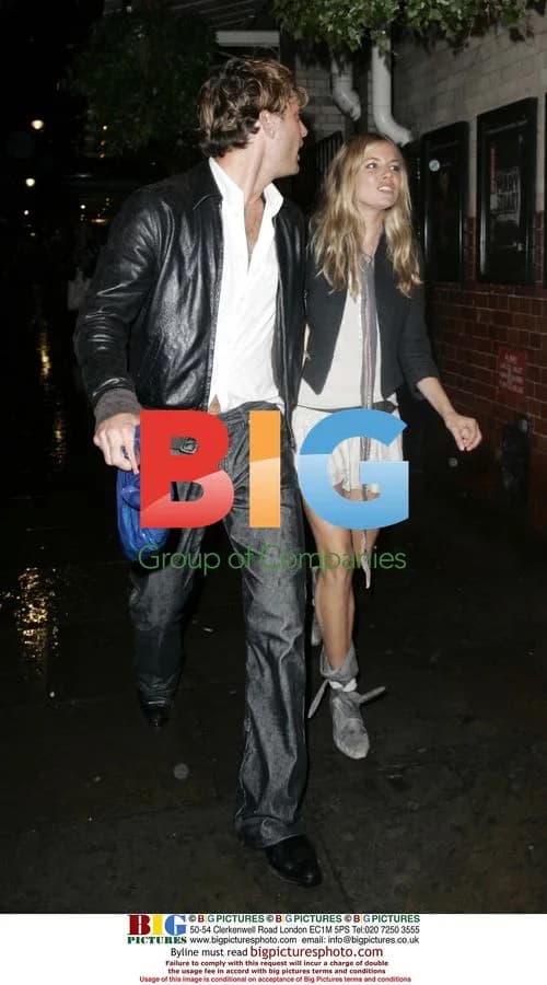 Jude Law and Sienna Miller Leaving Theatre