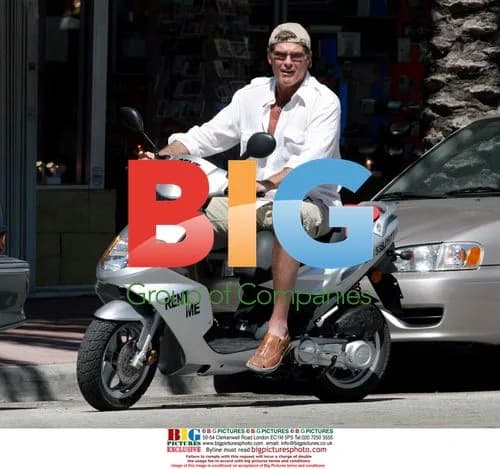 David Hasselhoff and daughter on Miami beach