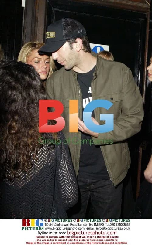 David Schwimmer and Louise Glover at Kabaret Club