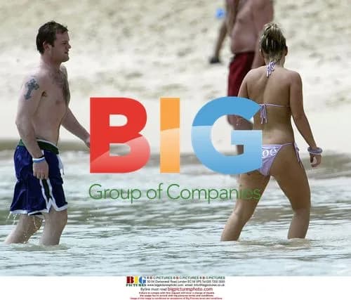 Footballer Wayne Rooney and Coleen Mcloughlin on Caribbean Holiday