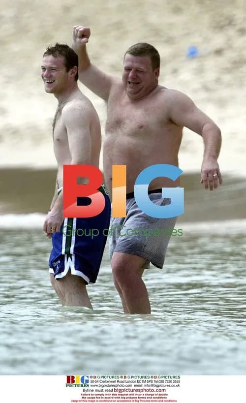 Footballer Wayne Rooney and Coleen Mcloughlin on Caribbean holiday