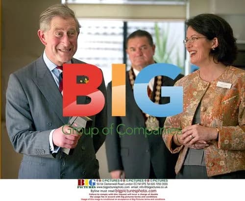 Prince Charles points temp gun at media