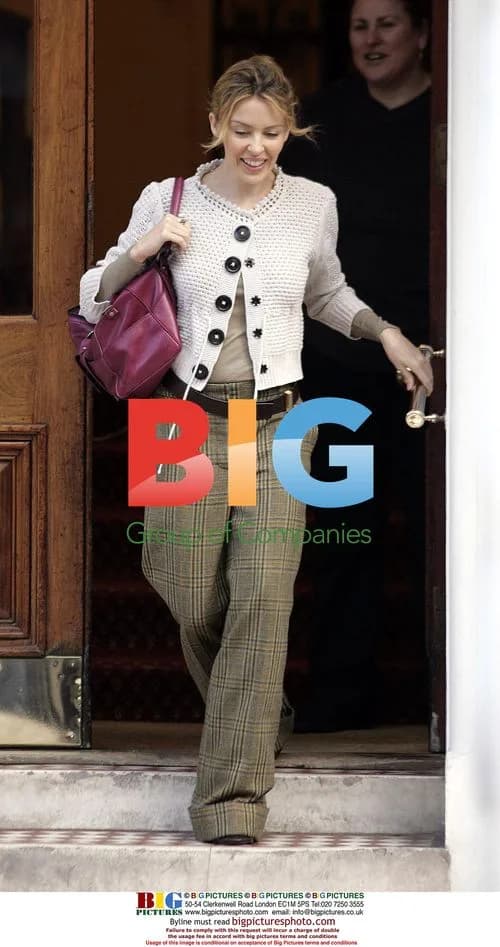 Kylie Minogue Heads to Tour Rehearsals