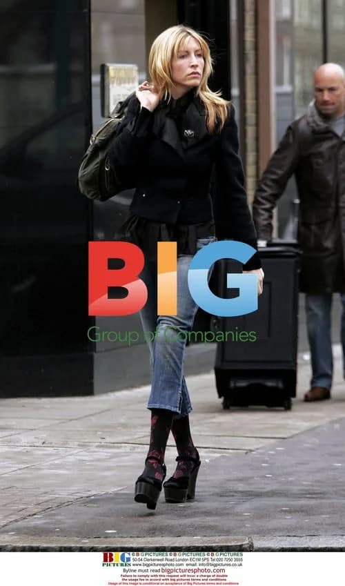 Heather Mills Seen Getting Hair Done in London