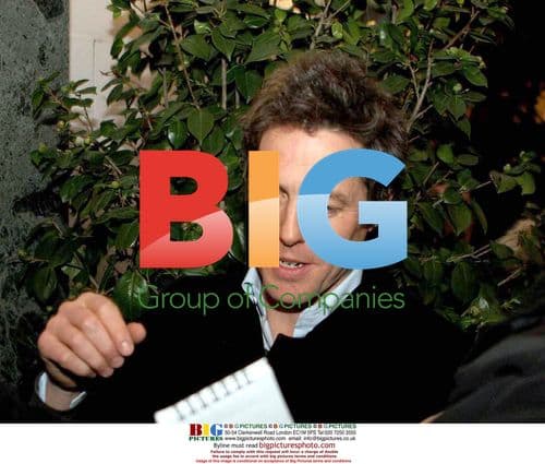 Hugh Grant arrives in Sanremo