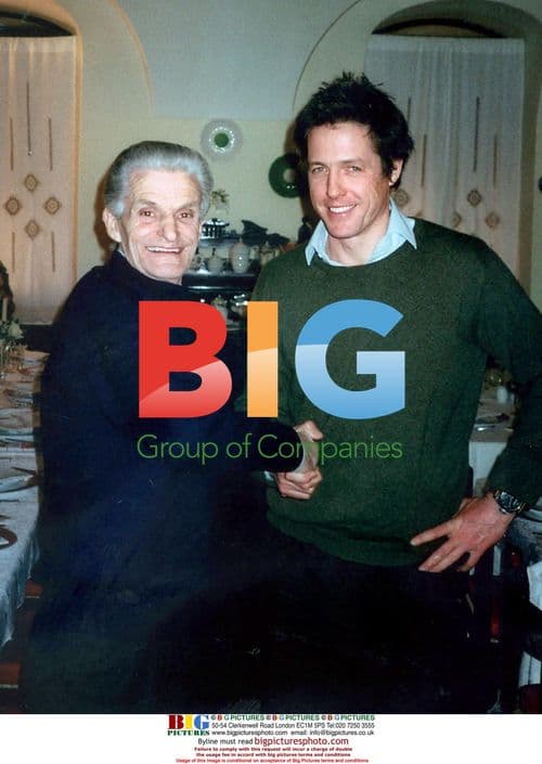 Hugh Grant at Da Vittorio Restaurant in Sanremo, Italy