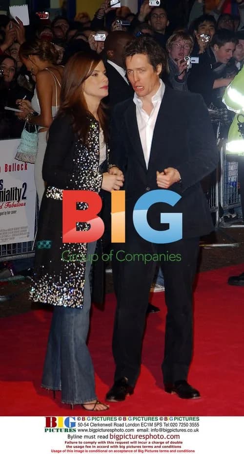 Sandra Bullock and Hugh Grant at Miss Congeniality 2 premiere