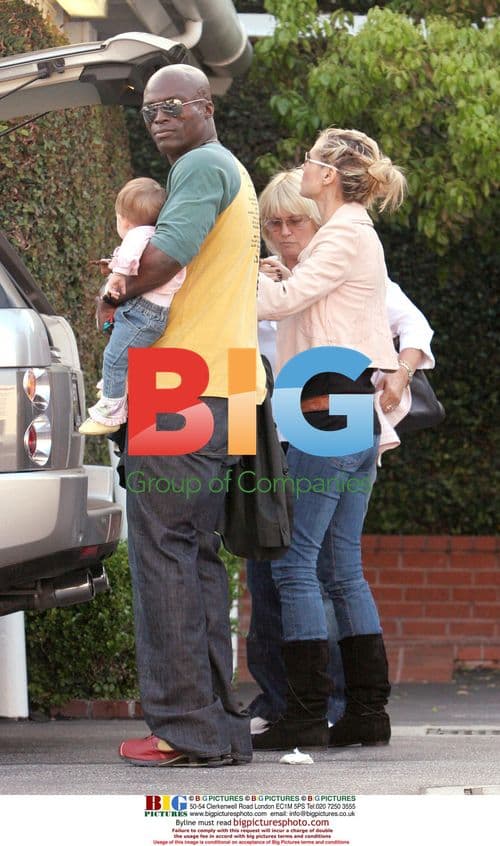 Heidi Klum and Seal Shop in West Hollywood