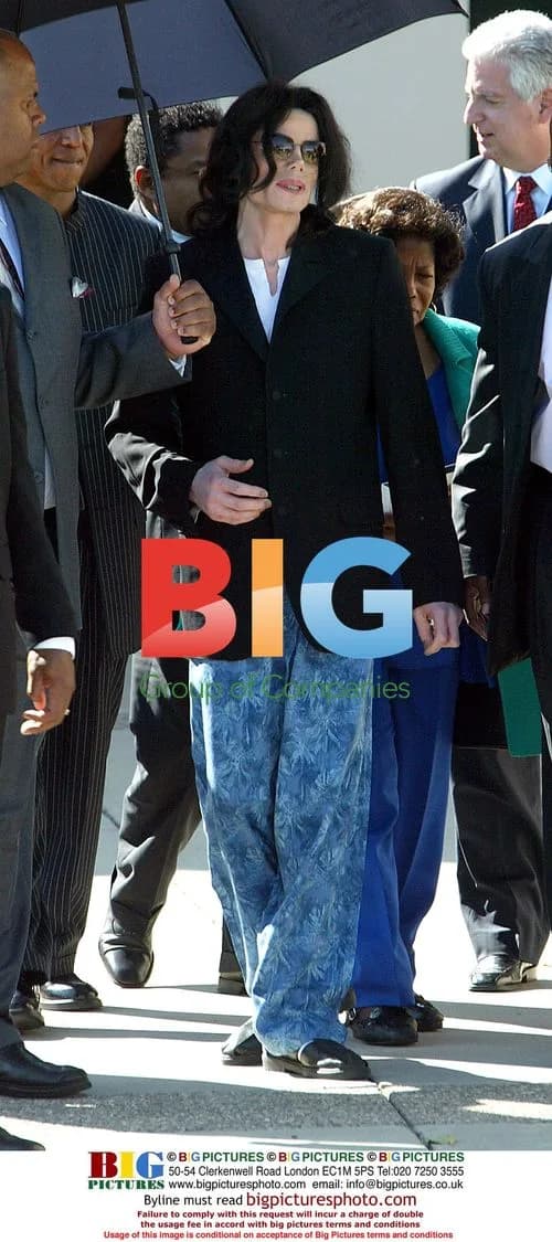 Michael Jackson Leaves Court in Pajamas