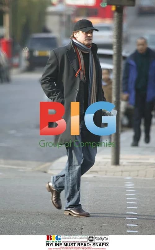 Colin Firth out and about in London