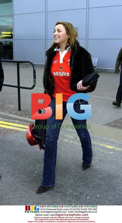Charlotte Church Arriving at Edinburgh Airport