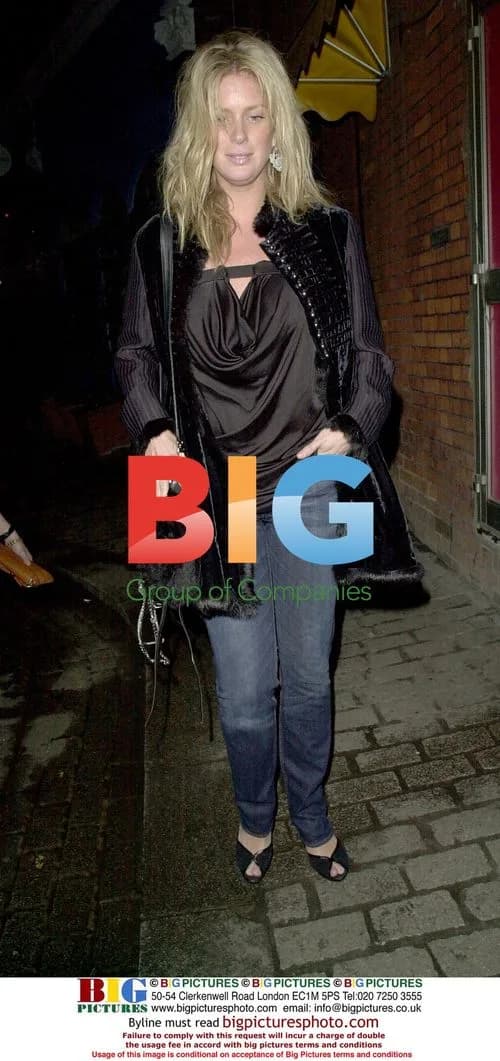 Model Rachel Hunter leaves the Wellington