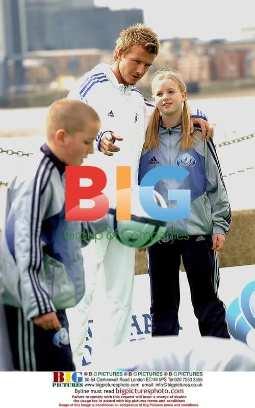 David Beckham at Soccer Academy Opening
