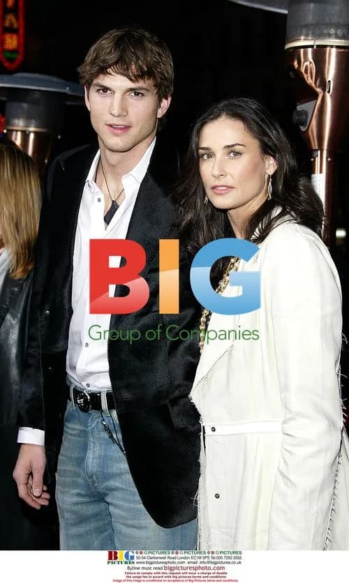 Ashton Kutcher and Demi Moore at 'Guess Who' Premiere
